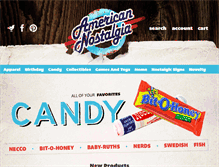 Tablet Screenshot of americannostalgia.com